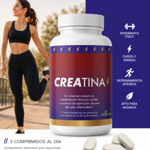 Suplemento de creatina en comprimidos – 90 unidades